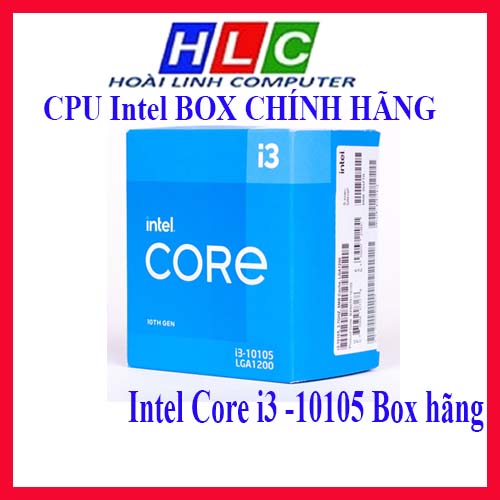 CPU Intel Core i3 10105 Box hãng