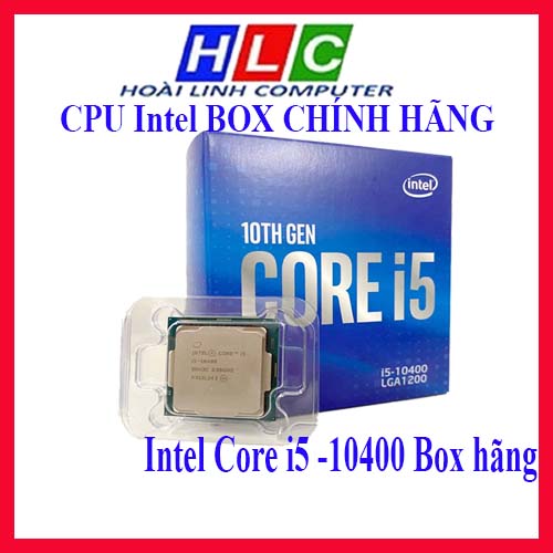 CPU Intel Core i5 10400 Box hãng