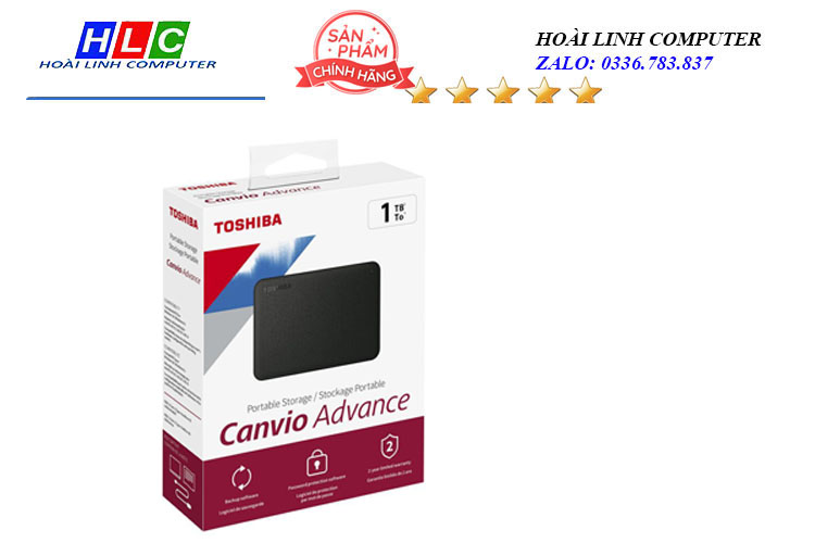 Ổ cứng di động Toshiba Canvio Advance 1Tb USB3.0