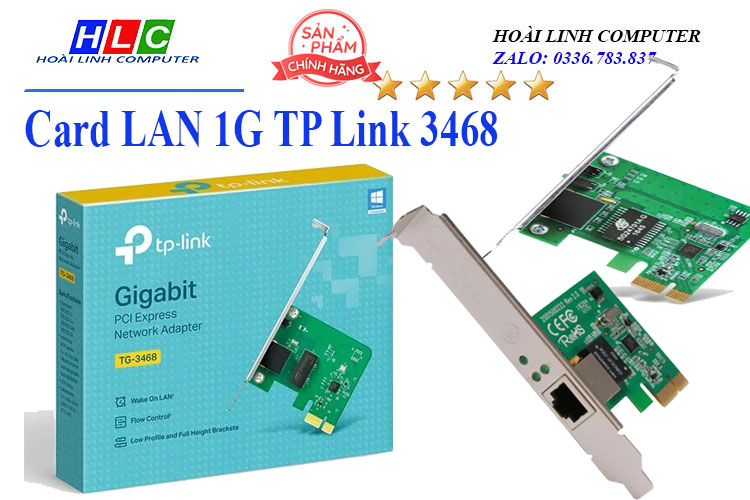 Card LAN ngắn TP Link 3468 1Gi