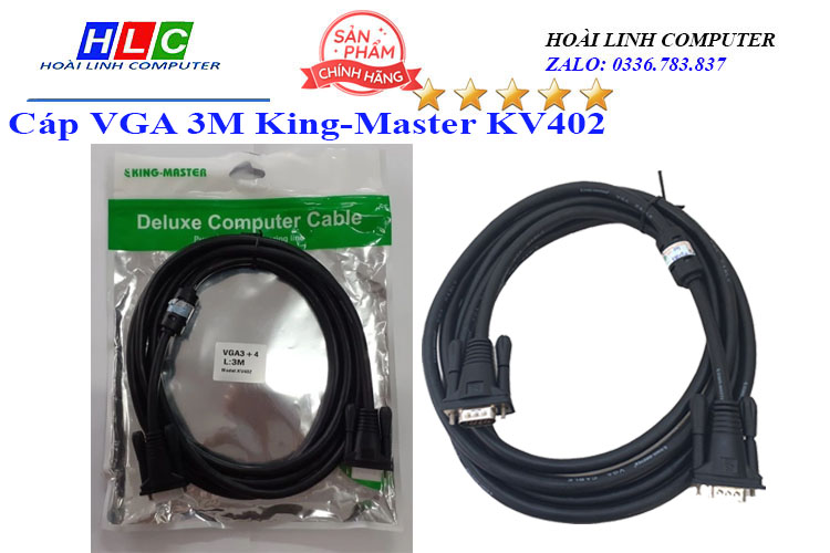 Cáp VGA 3 Mét King-Master KV402