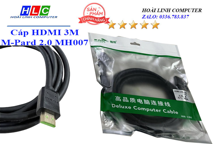 Cáp HDMI 3 Mét M-Pard MH007 chuẩn 2.0