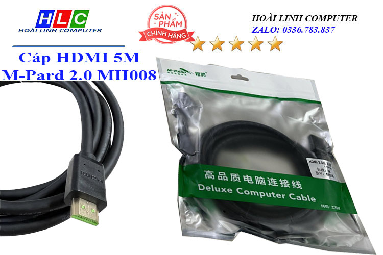 Cáp HDMI 5 Mét M-Pard MH008 chuẩn 2.0