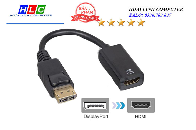 Cáp chuyển Display Port to HDMI