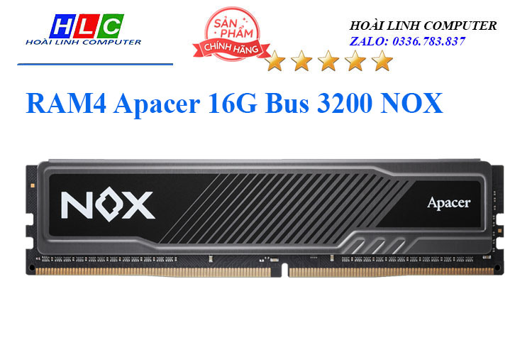 RAM DDR4 Apacer OC NOX 16G/3200