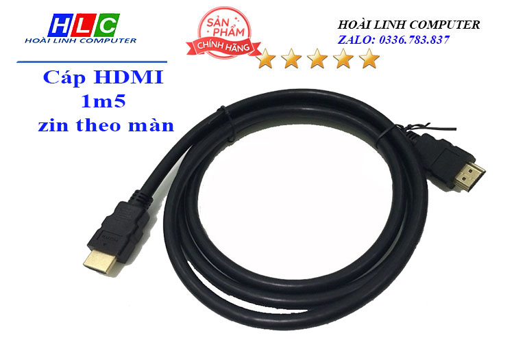 Cáp HDMI 1,5 mét zin theo màn