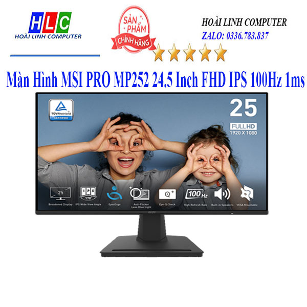 Màn hình 25inch hiệu MSI PRO MP252