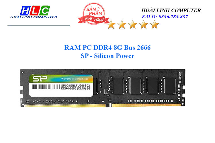 RAM Silicon Power DDR4 8GB Bus 2666Mhz PC