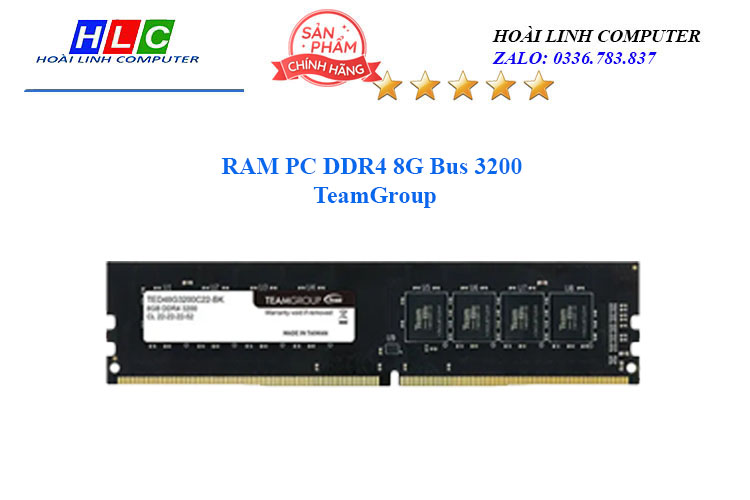 Ram Teamgroup Elite 8GB Bus 3200 DDR4